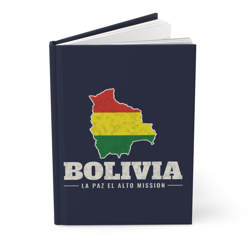 Bolivia La Paz El Alto Mission flag map journal by Weak Things view 3