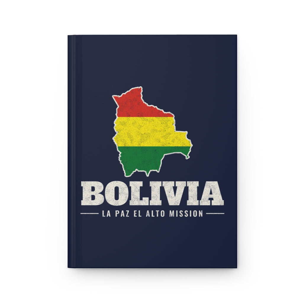 Bolivia La Paz El Alto Mission flag map journal by Weak Things