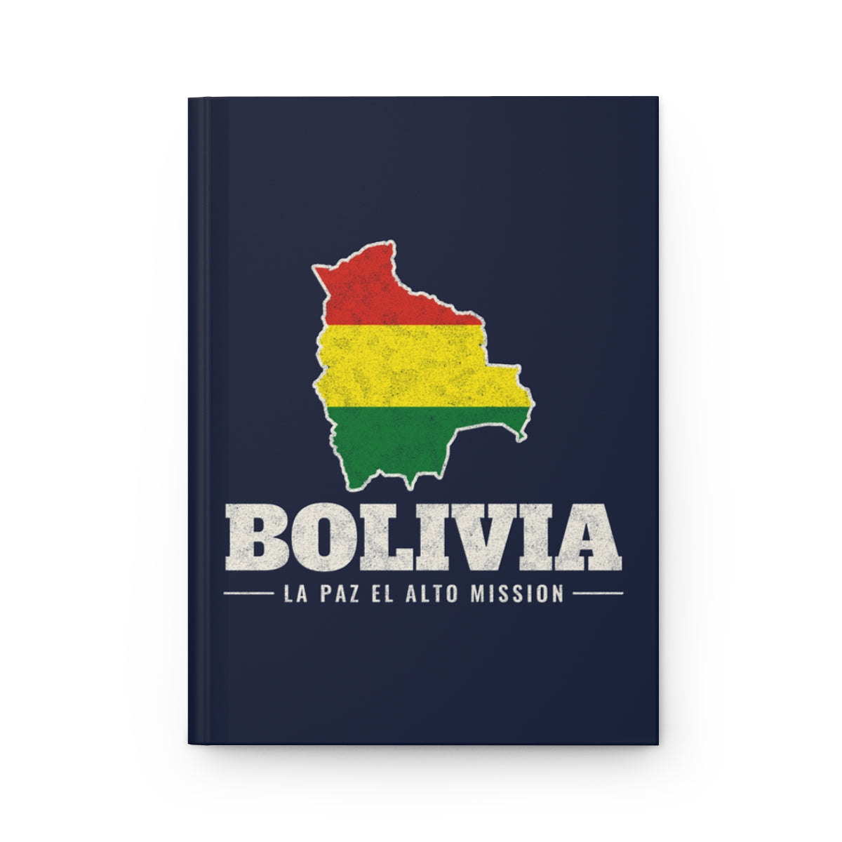 Bolivia La Paz El Alto Mission flag map journal by Weak Things
