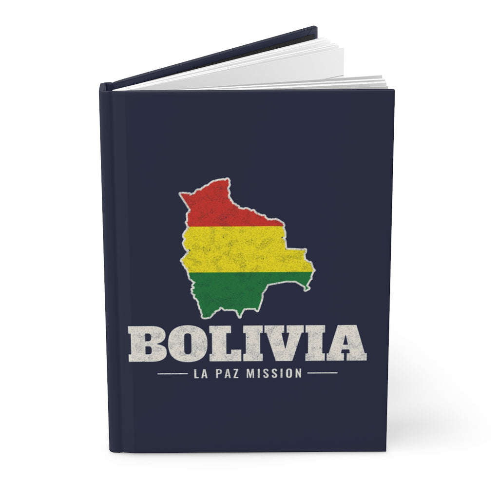Bolivia La Paz Mission flag map journal by Weak Things view 3