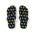 Bolivia Mission flag map flip flops by Weak Things view 2
