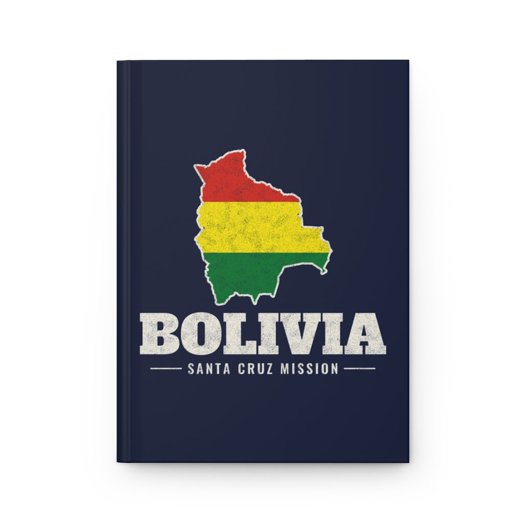 Bolivia Santa Cruz Mission flag map journal by Weak Things