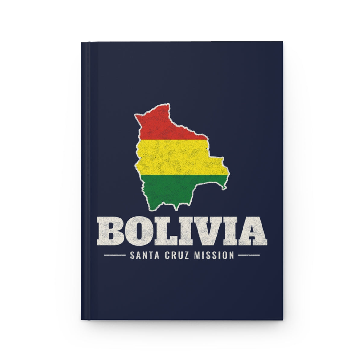 Bolivia Santa Cruz Mission flag map journal by Weak Things