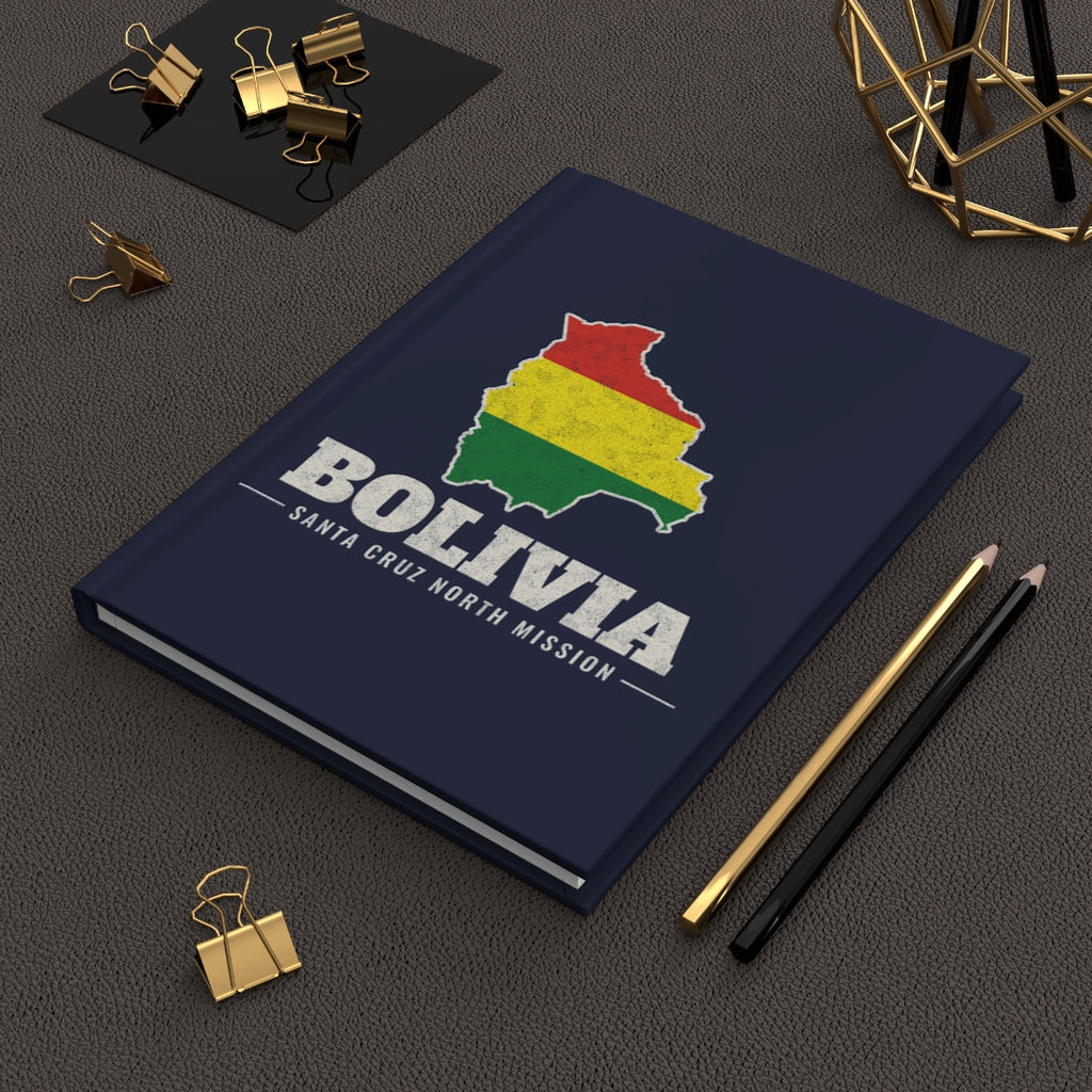 Bolivia Santa Cruz North Mission flag map journal by Weak Things view 2