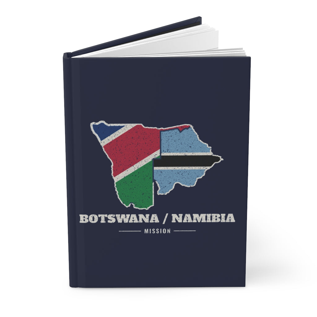 Botswana/Namibia Mission flag map journal by Weak Things view 3