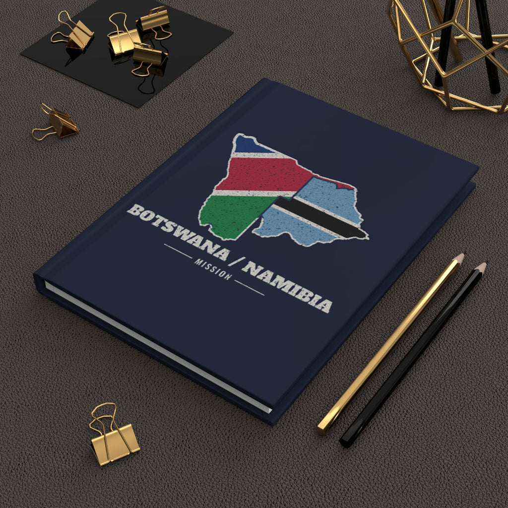 Botswana/Namibia Mission flag map journal by Weak Things view 2