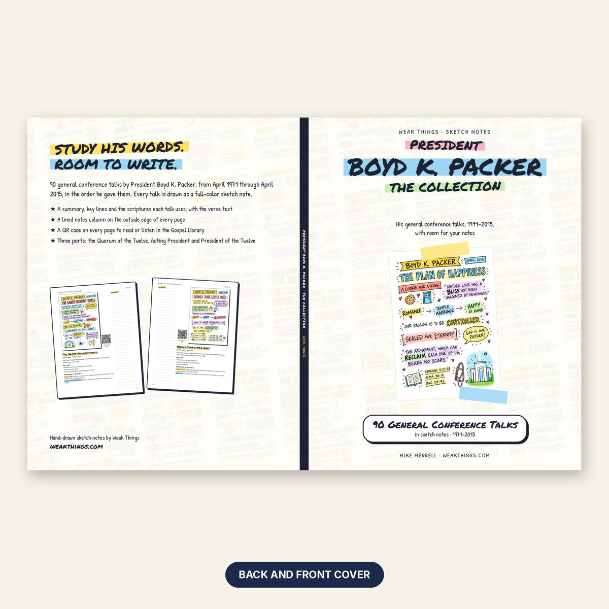 President Boyd K. Packer back and front cover
