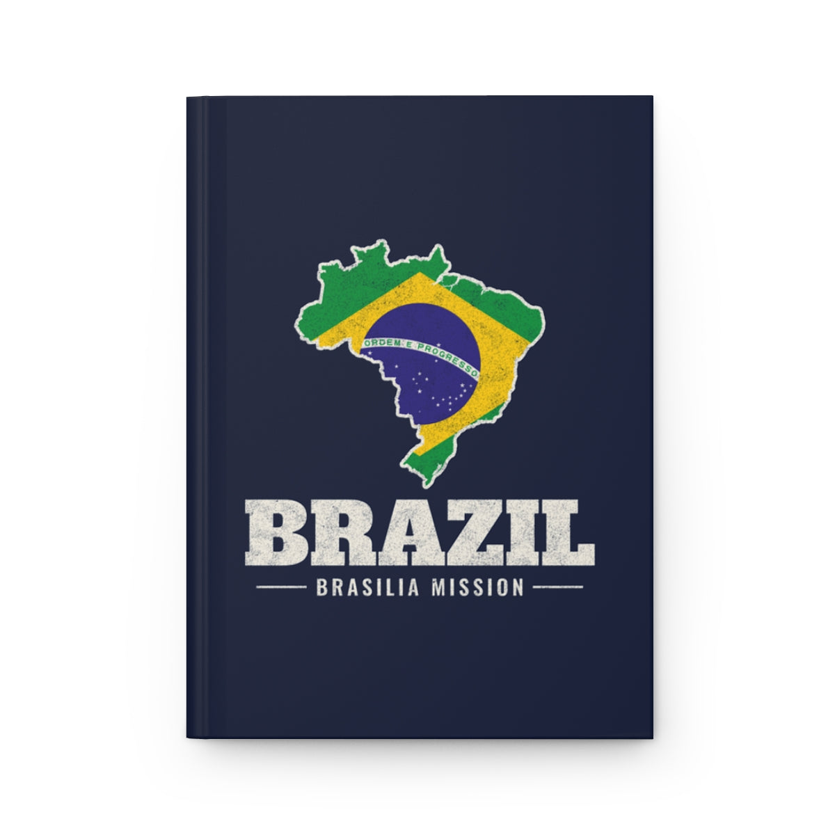 Brazil Brasilia Mission flag map journal by Weak Things