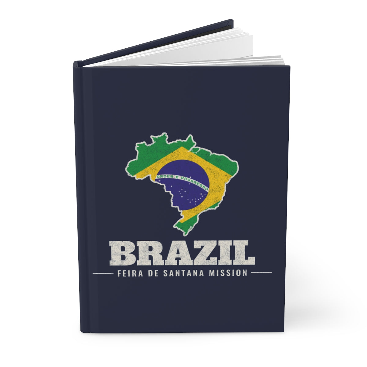 Brazil Feira de Santana Mission flag map journal by Weak Things view 3