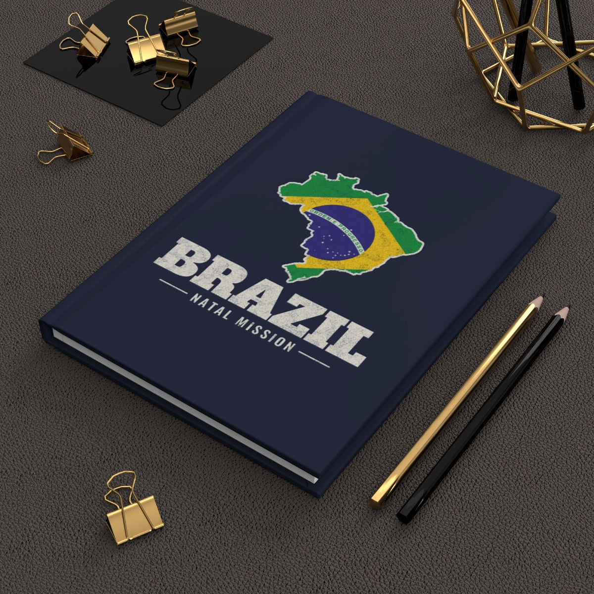 Brazil Natal Mission flag map journal by Weak Things view 2