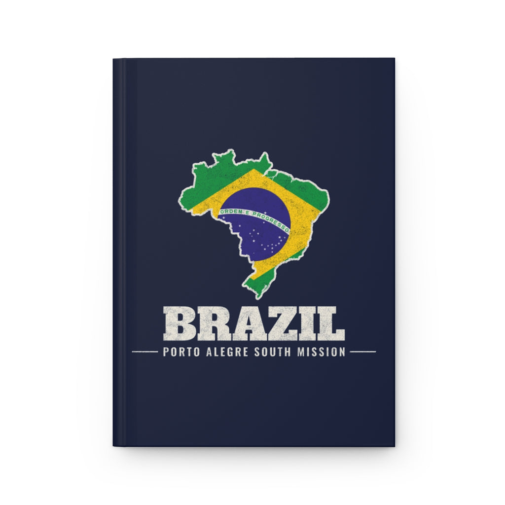 Brazil Porto Alegre South Mission flag map journal by Weak Things