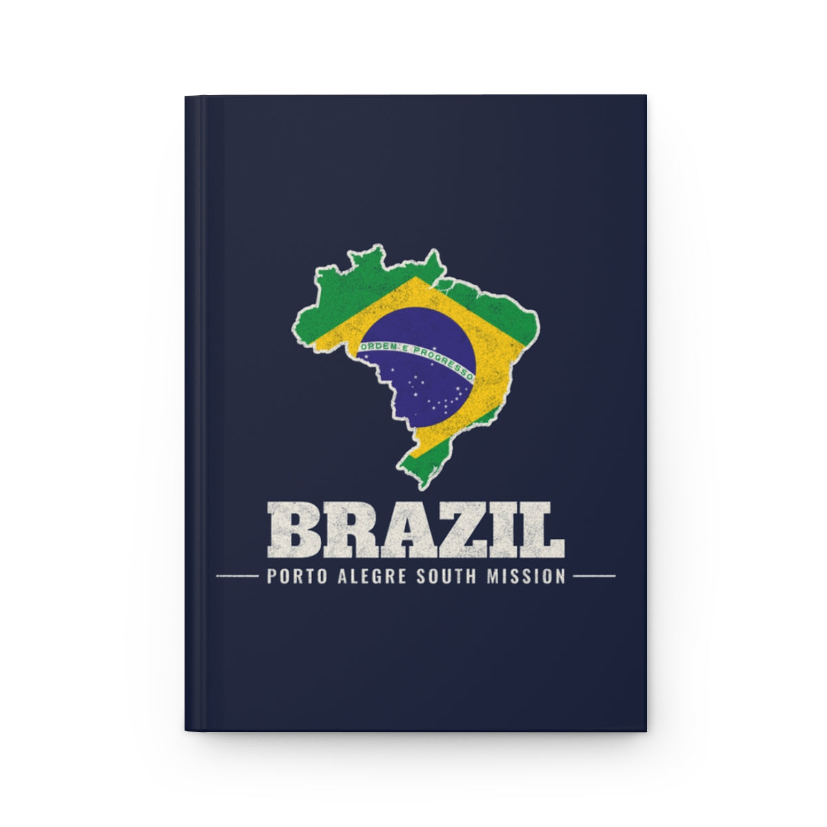 Brazil Porto Alegre South Mission flag map journal by Weak Things