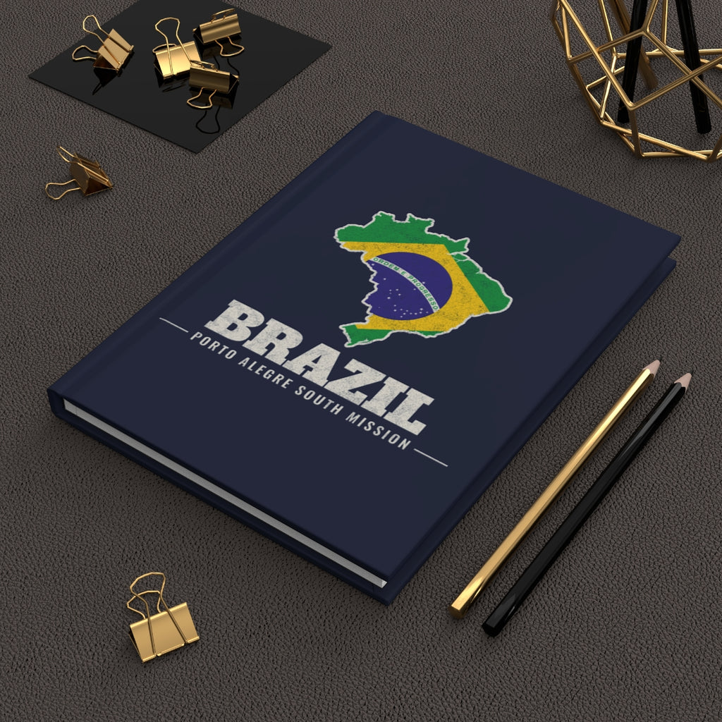 Brazil Porto Alegre South Mission flag map journal by Weak Things view 2