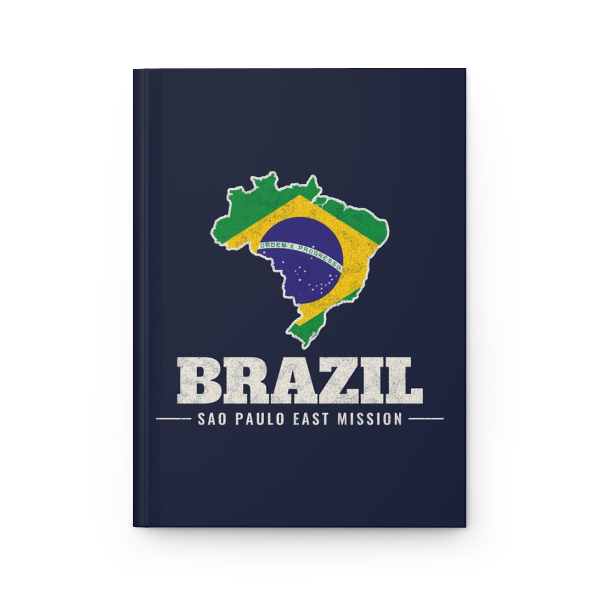 Brazil Sao Paulo East Mission flag map journal by Weak Things