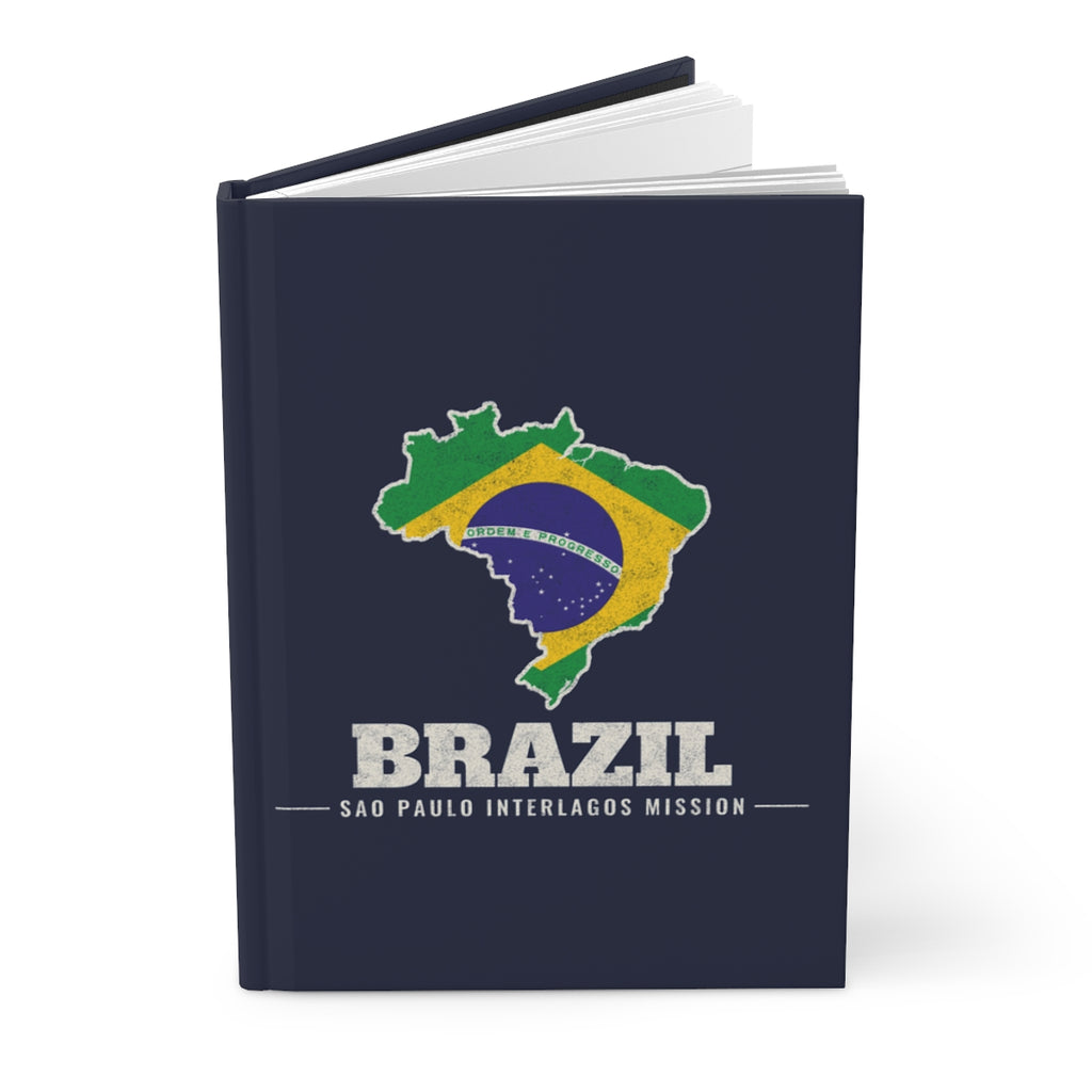 Brazil Sao Paulo Interlagos Mission flag map journal by Weak Things view 3