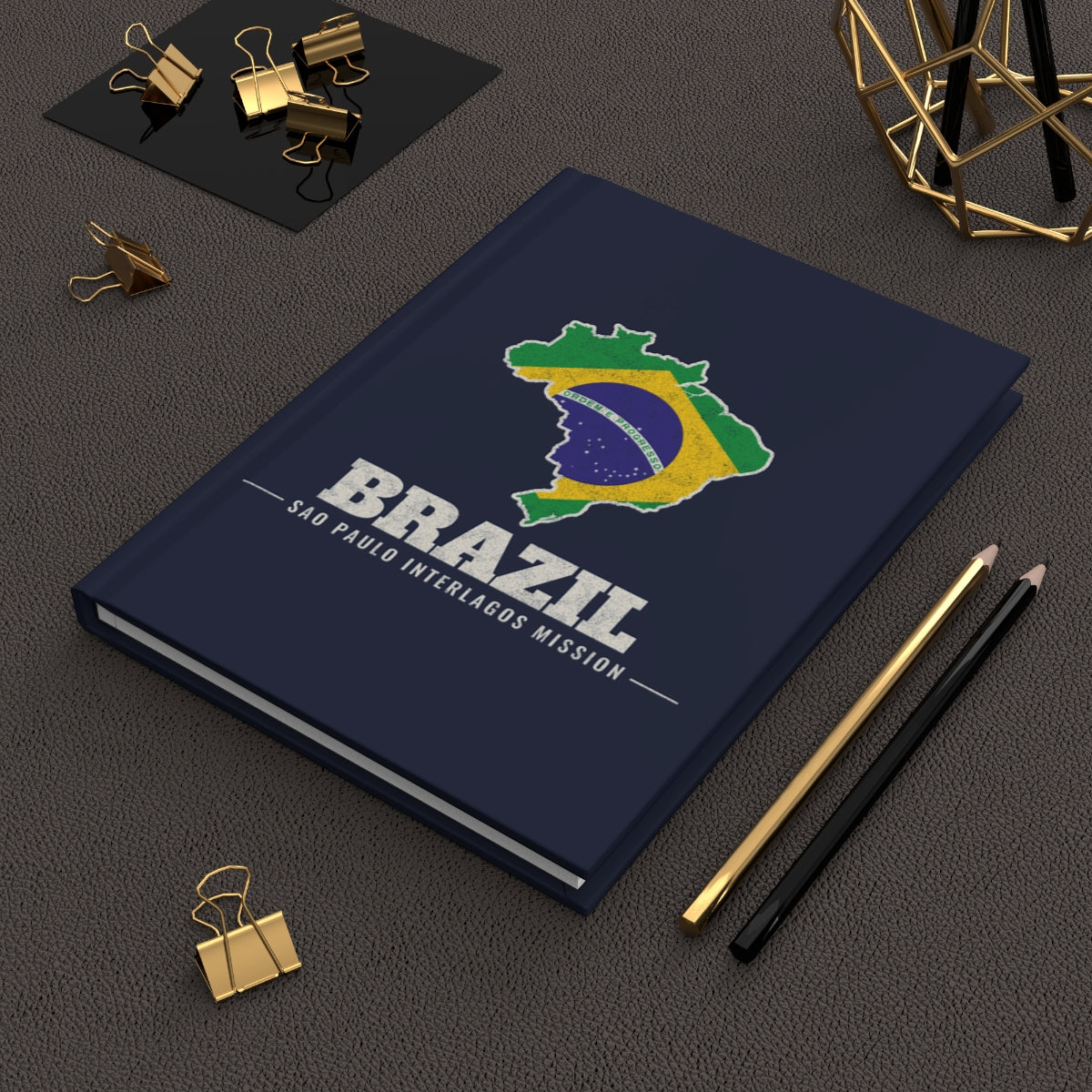 Brazil Sao Paulo Interlagos Mission flag map journal by Weak Things view 2