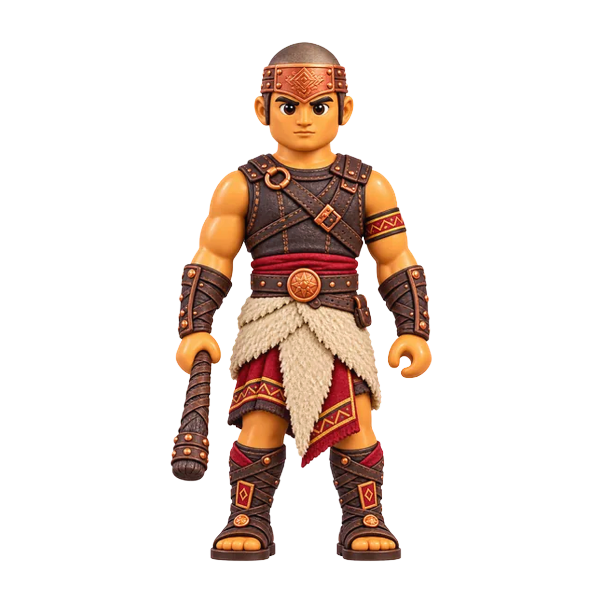 Gadianton Robbers brick figure, the design printed on this tie