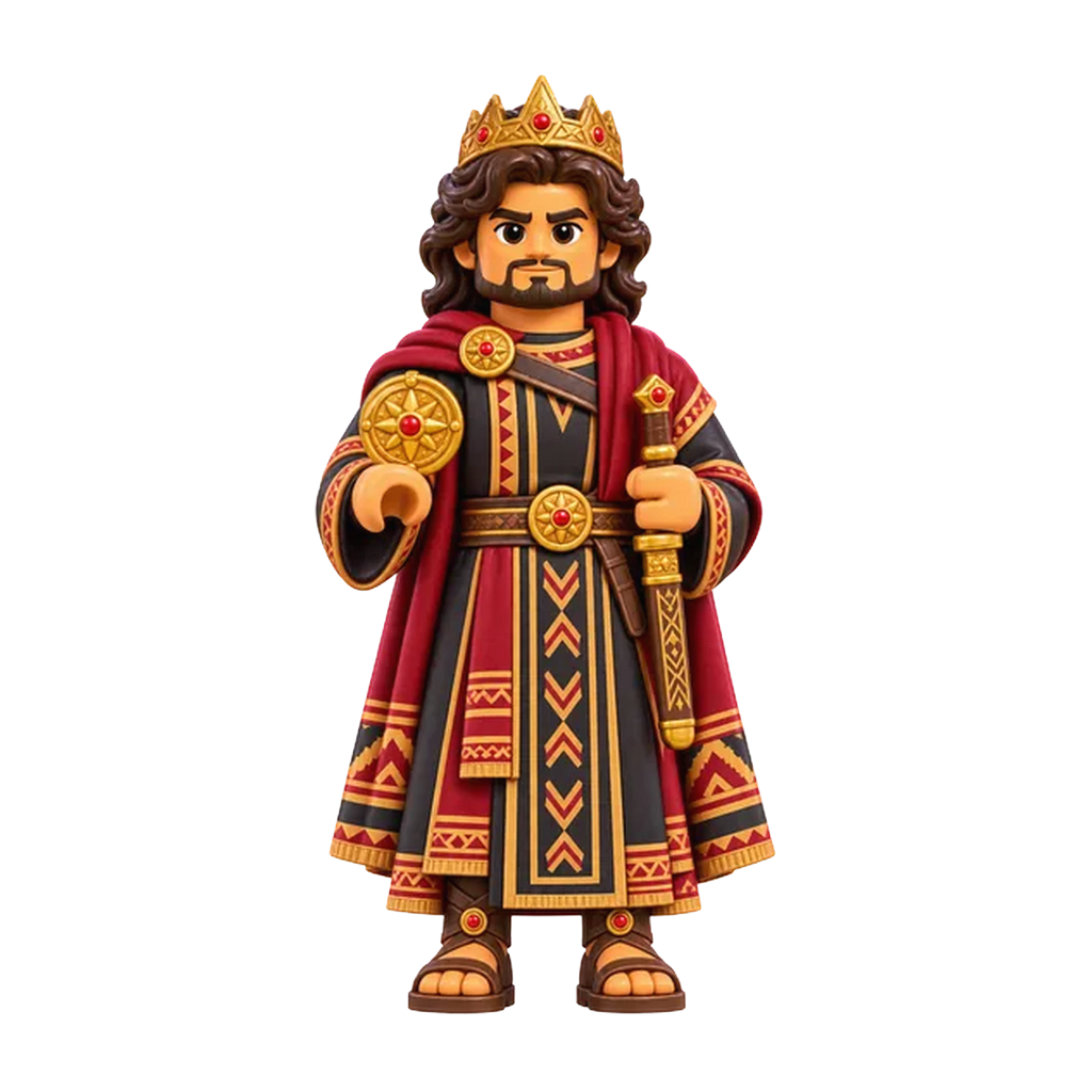 Jared (Rebel Prince) brick figure, the design printed on this pair of socks