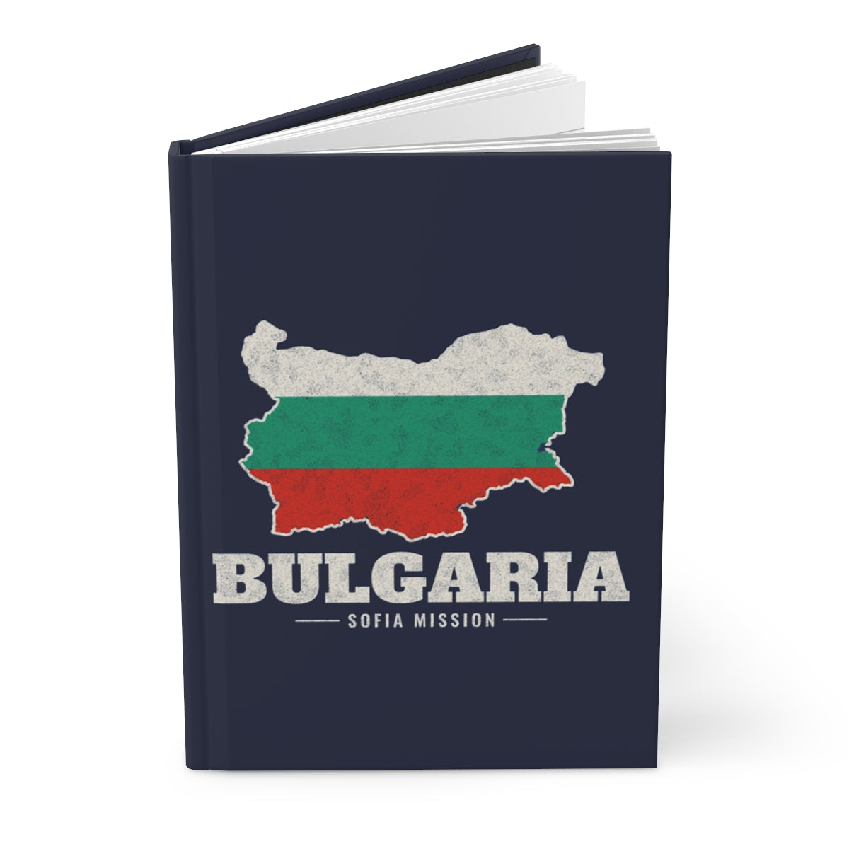 Bulgaria Sofia Mission flag map journal by Weak Things view 3