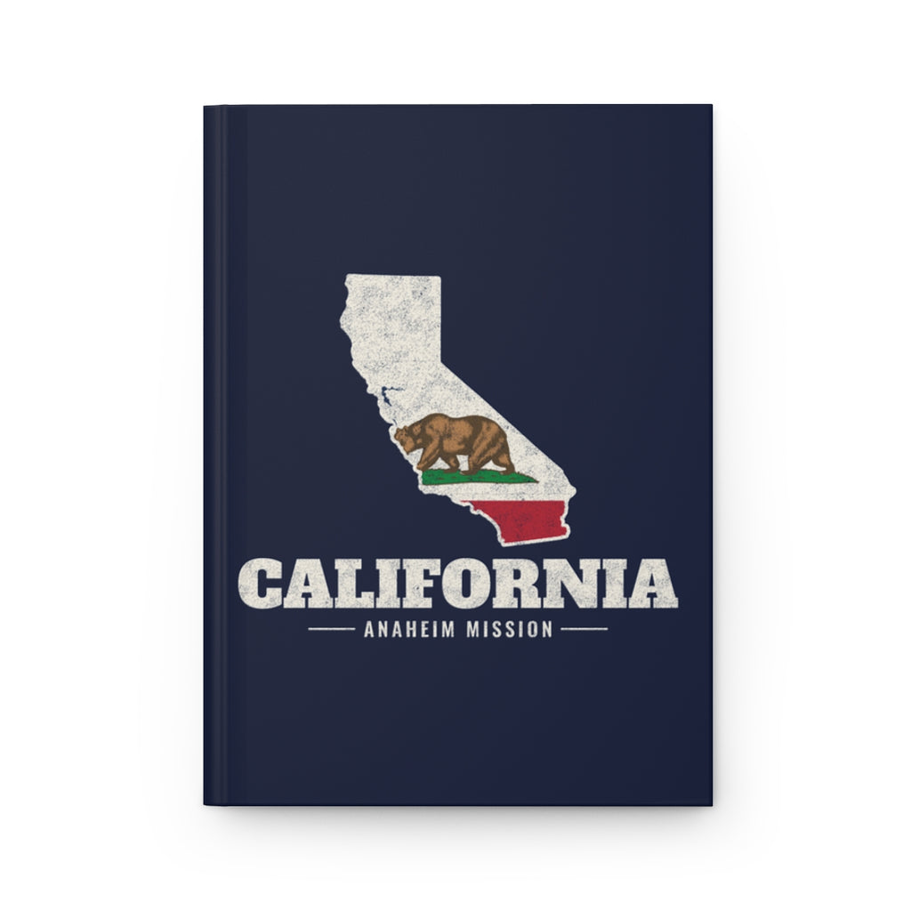 California Anaheim Mission flag map journal by Weak Things