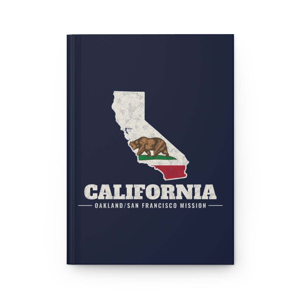California Oakland/San Francisco Mission flag map journal by Weak Things