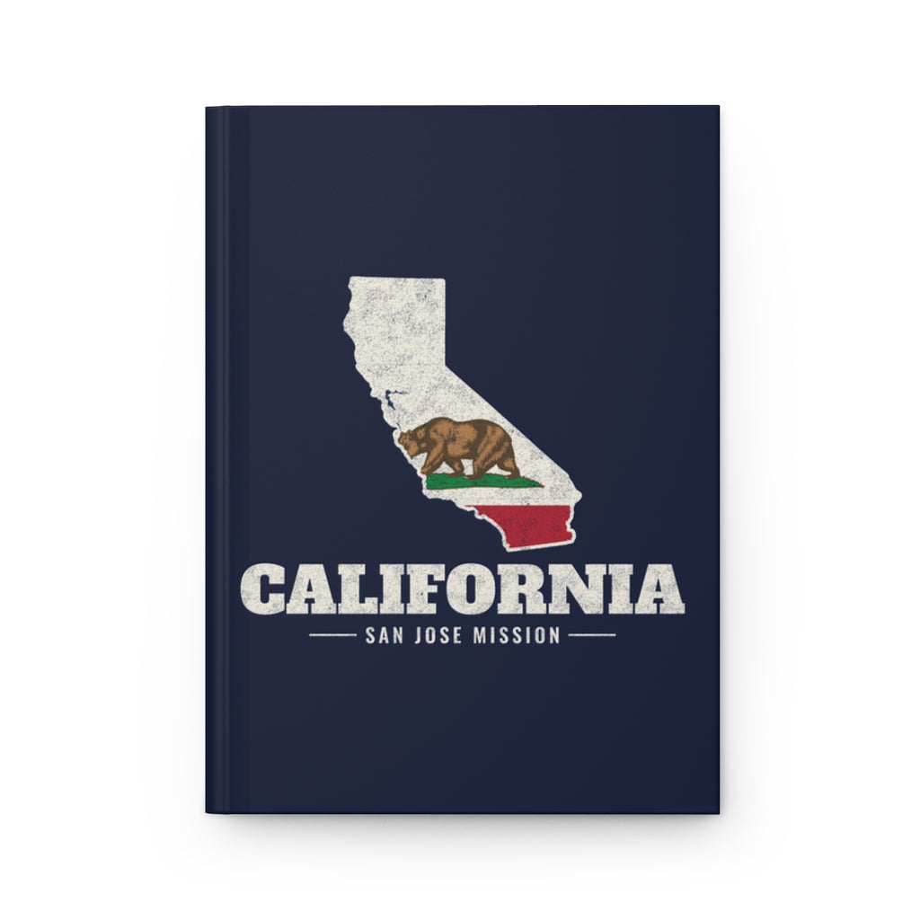 California San Jose Mission flag map journal by Weak Things