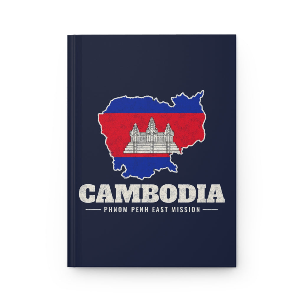 Cambodia Phnom Penh East Mission flag map journal by Weak Things