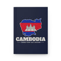 Cambodia Phnom Penh East Mission flag map journal by Weak Things