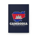 Cambodia Phnom Penh West Mission flag map journal by Weak Things