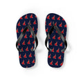 Cameroon Mission flag map flip flops by Weak Things view 2