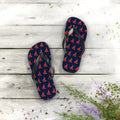 Cameroon Mission flag map flip flops by Weak Things
