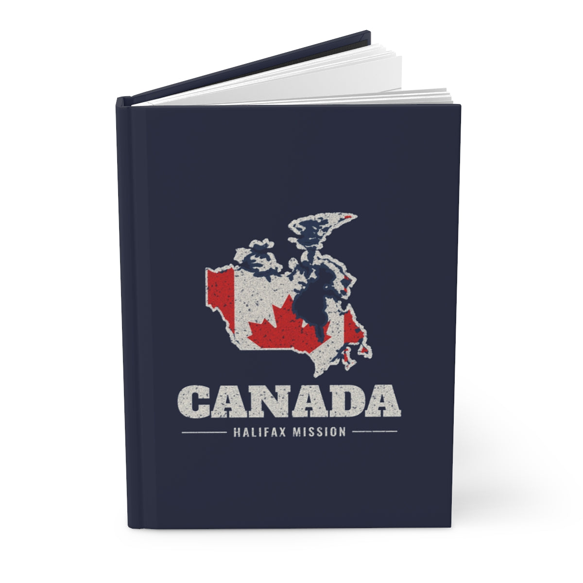 Canada Halifax Mission flag map journal by Weak Things view 3