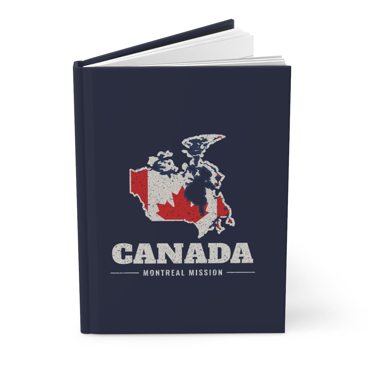 Canada Montreal Mission flag map journal by Weak Things view 3
