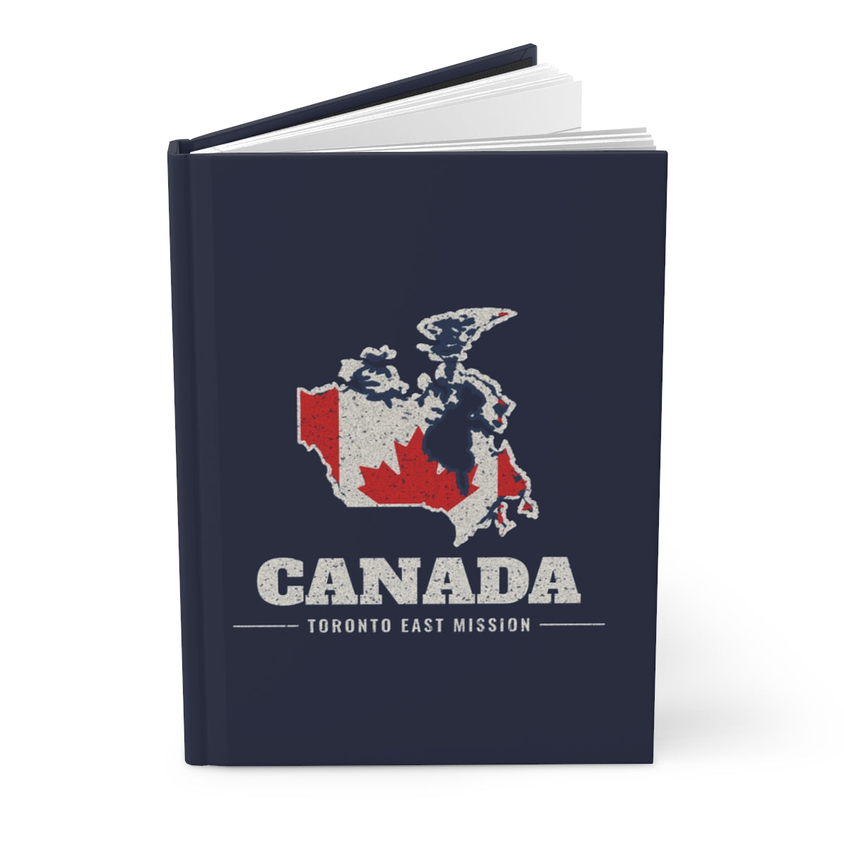 Canada Toronto East Mission flag map journal by Weak Things view 3