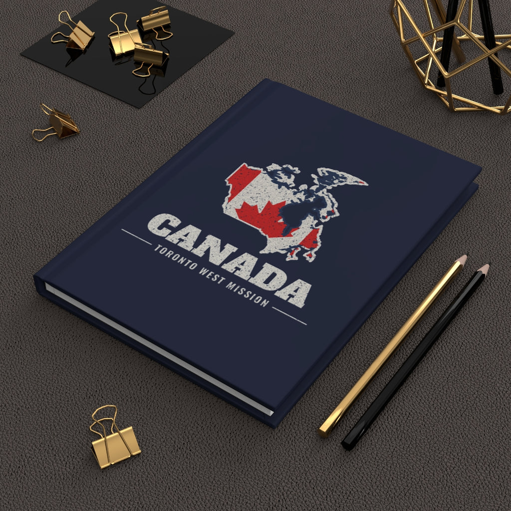 Canada Toronto West Mission flag map journal by Weak Things view 2