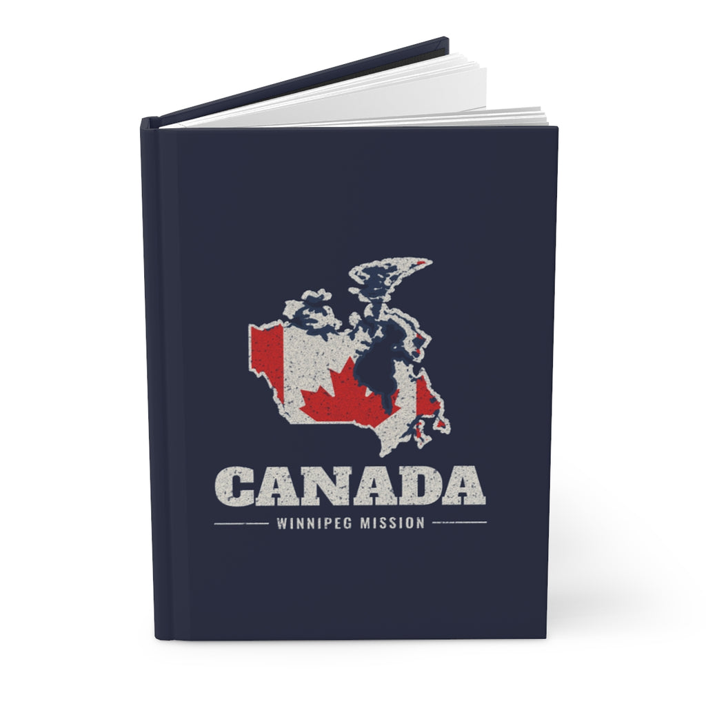 Canada Winnipeg Mission flag map journal by Weak Things view 3