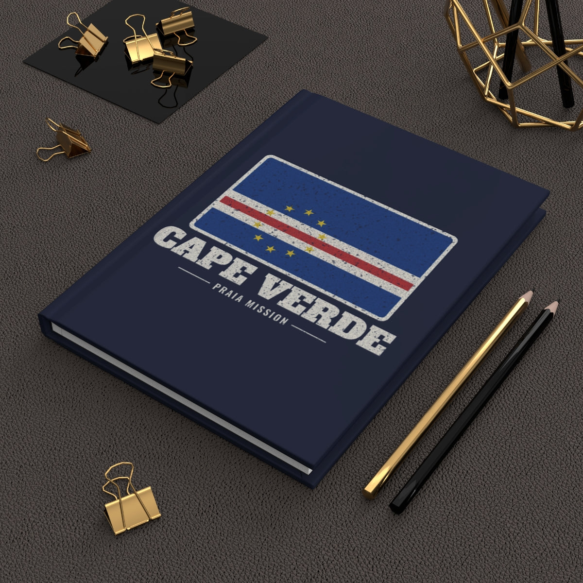 Cape Verde Praia Mission flag map journal by Weak Things view 2