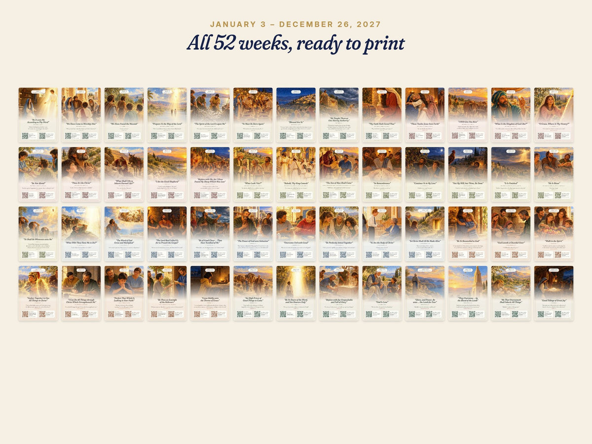 All 52 family card fronts for 2027