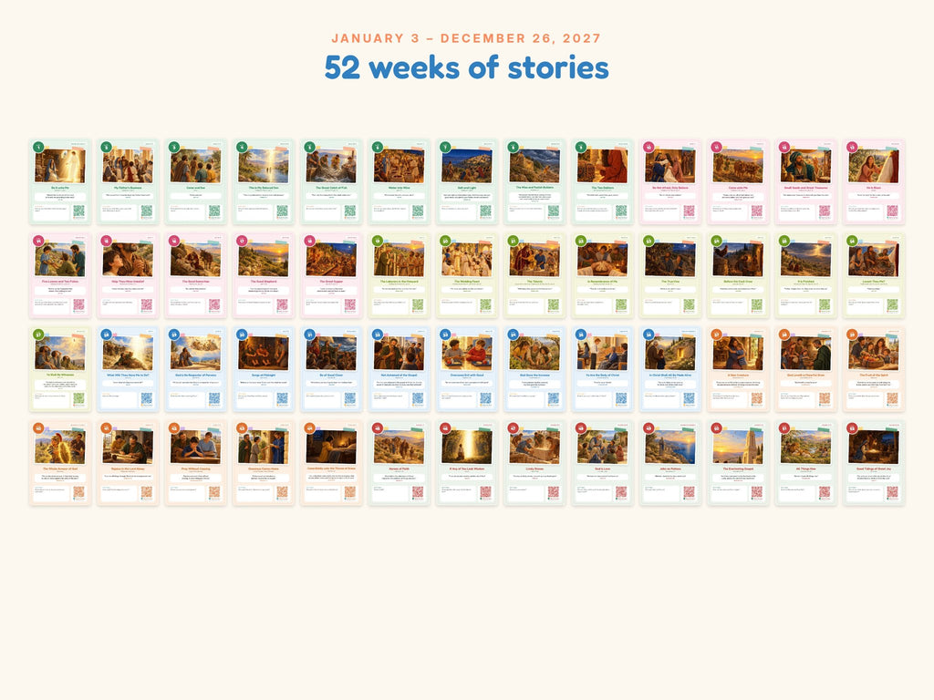 All 52 kids card fronts