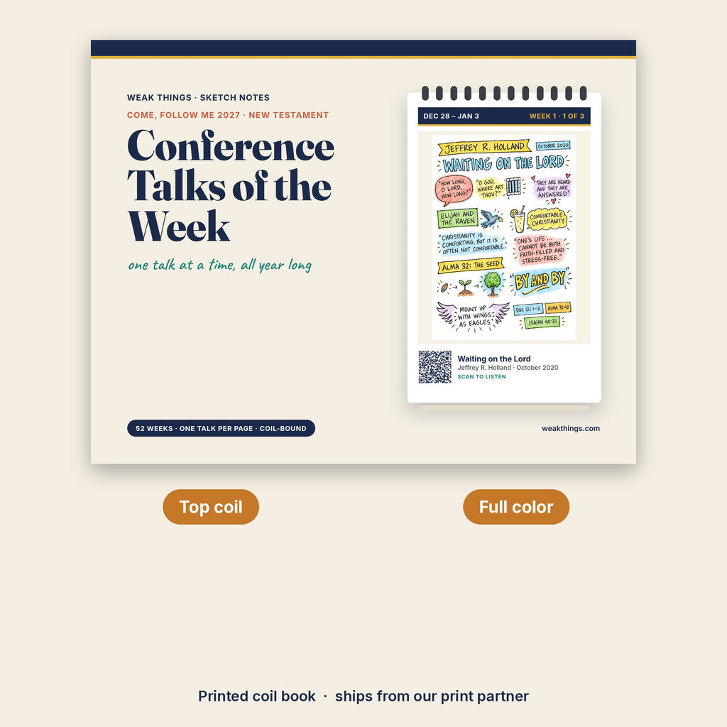 Conference Talks of the Week 2027 Flip Chart cover