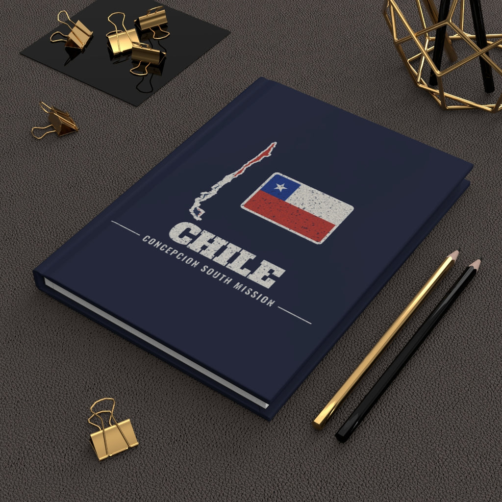 Chile Concepcion South Mission flag map journal by Weak Things view 2