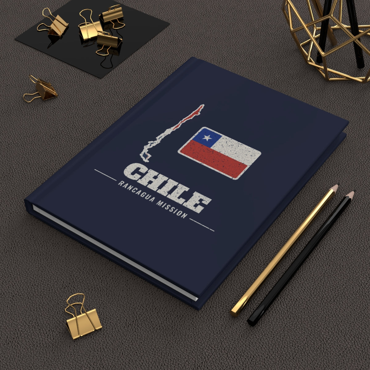 Chile Rancagua Mission flag map journal by Weak Things view 2
