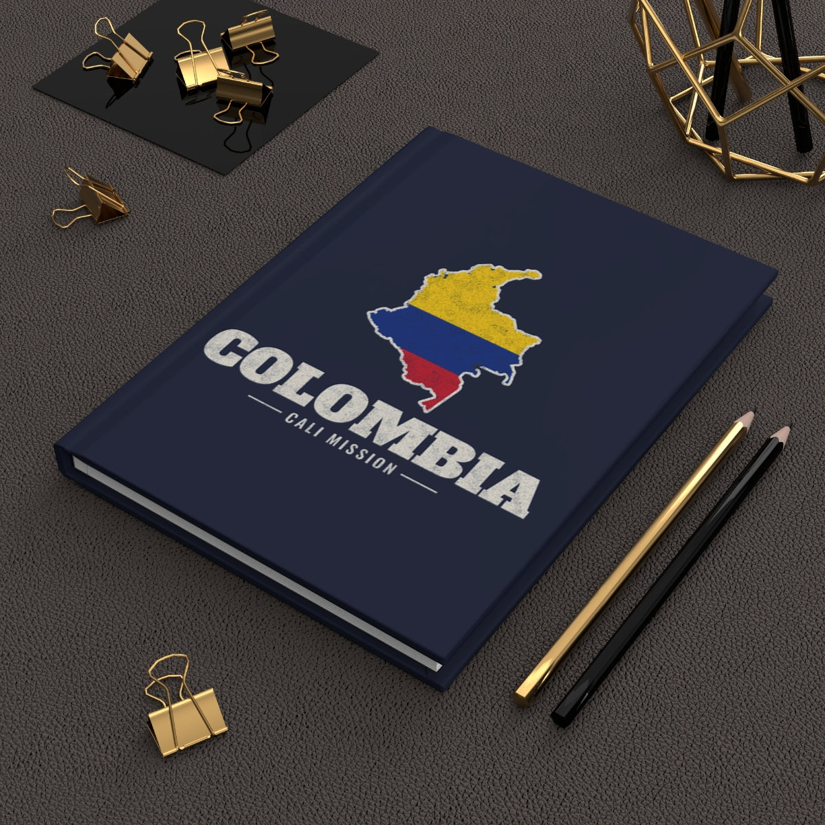 Colombia Cali Mission flag map journal by Weak Things view 2