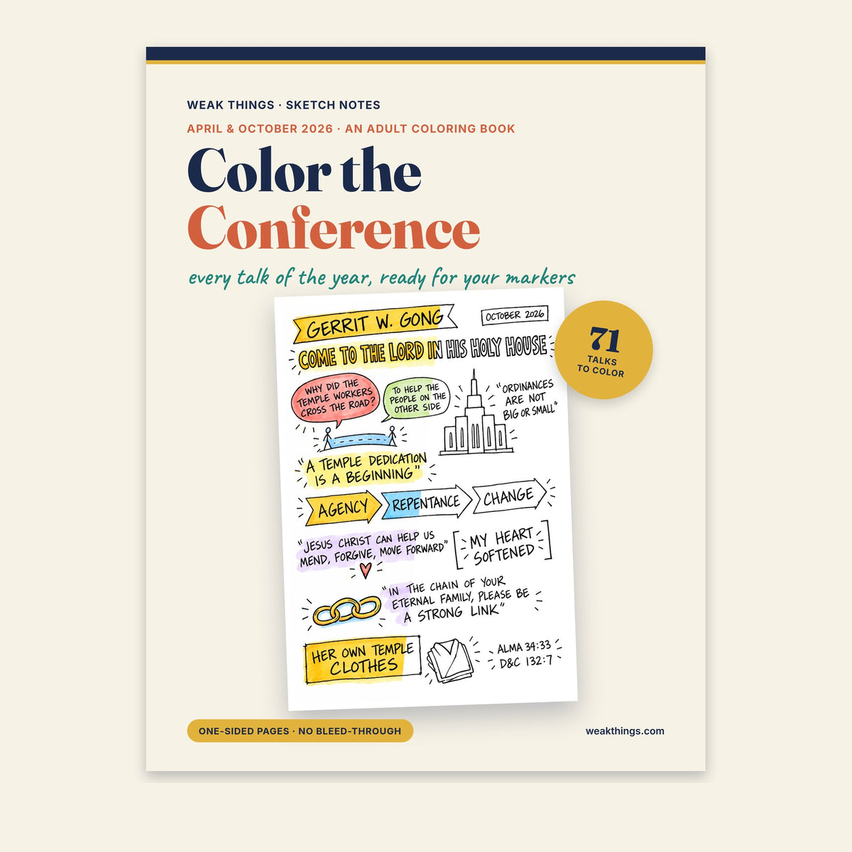 Color the Conference 2026 front cover