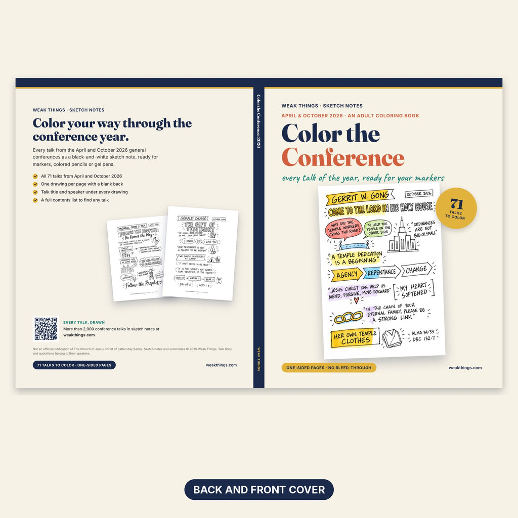 Color the Conference 2026 back and front cover