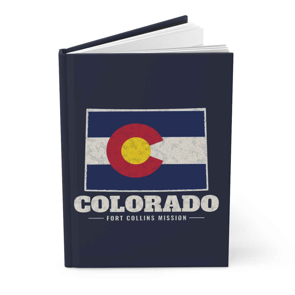 Colorado Fort Collins Mission flag map journal by Weak Things view 3