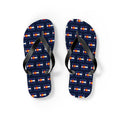 Colorado Mission flag map flip flops by Weak Things view 2