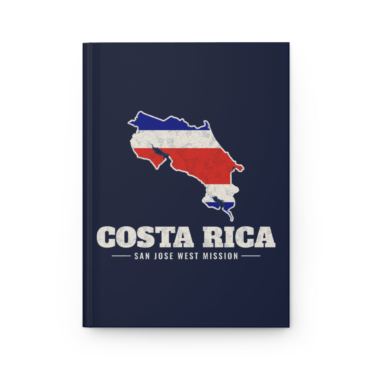 Costa Rica San Jose West Mission flag map journal by Weak Things