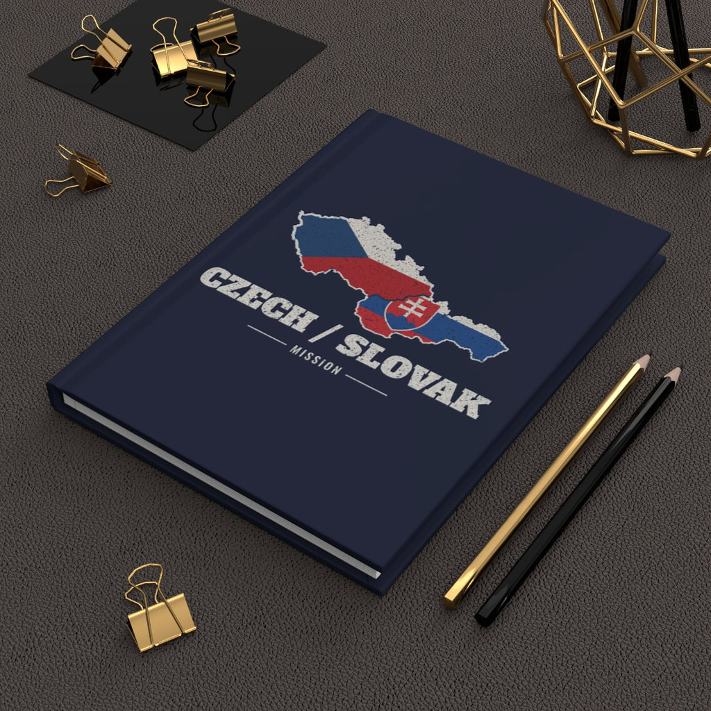 Czech/Slovak Mission flag map journal by Weak Things view 2
