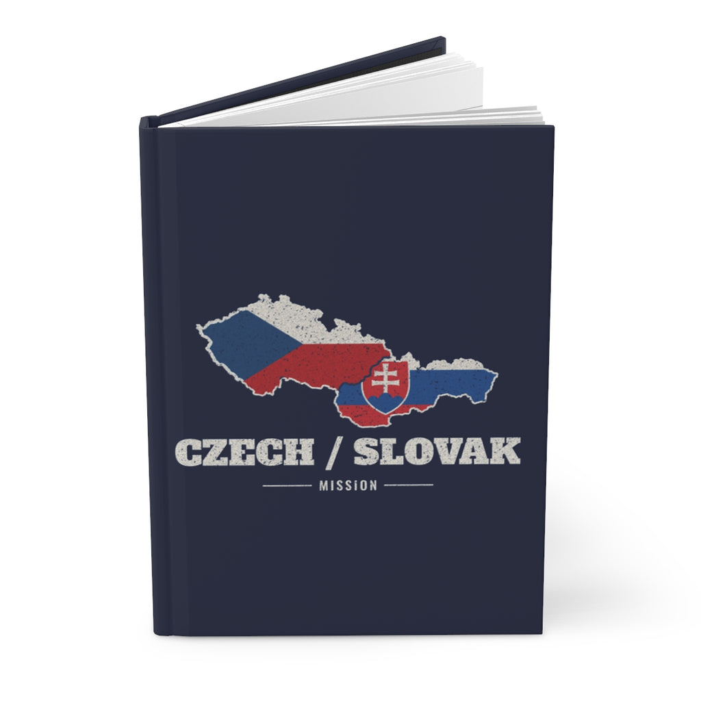 Czech/Slovak Mission flag map journal by Weak Things view 3